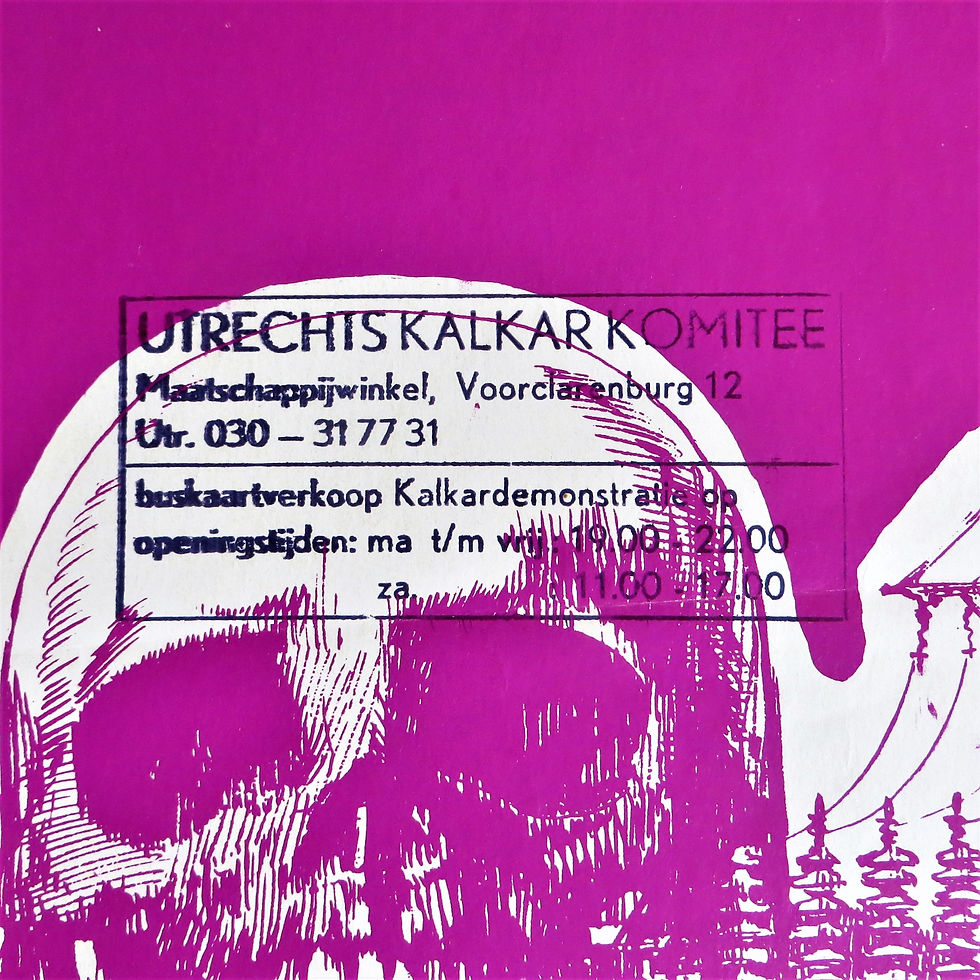 Thumbnail: Poster Netherlands Original Anti Kalkar Demonstration