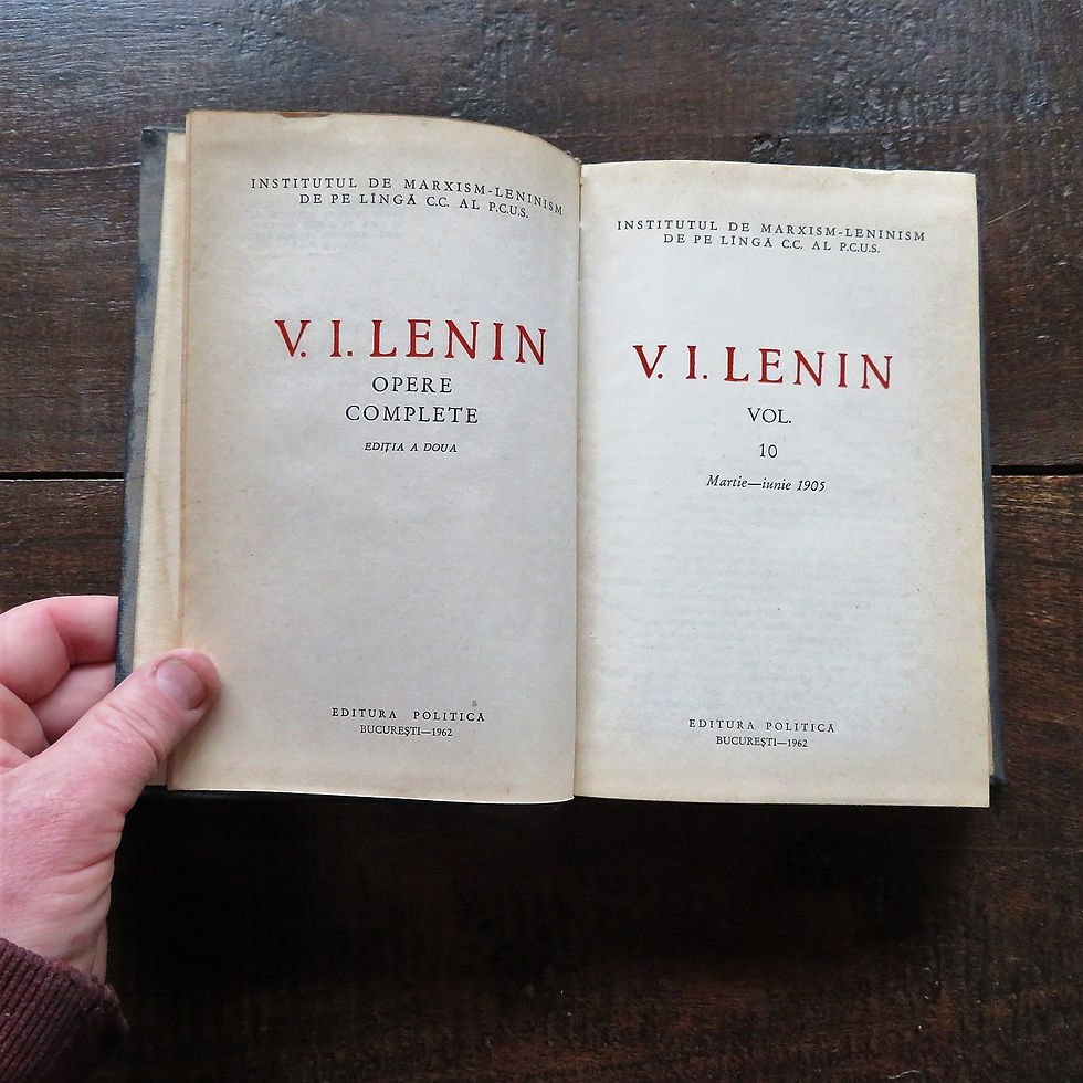 Thumbnail: Book Romania Lenin Opere Complete Vol.10 1962