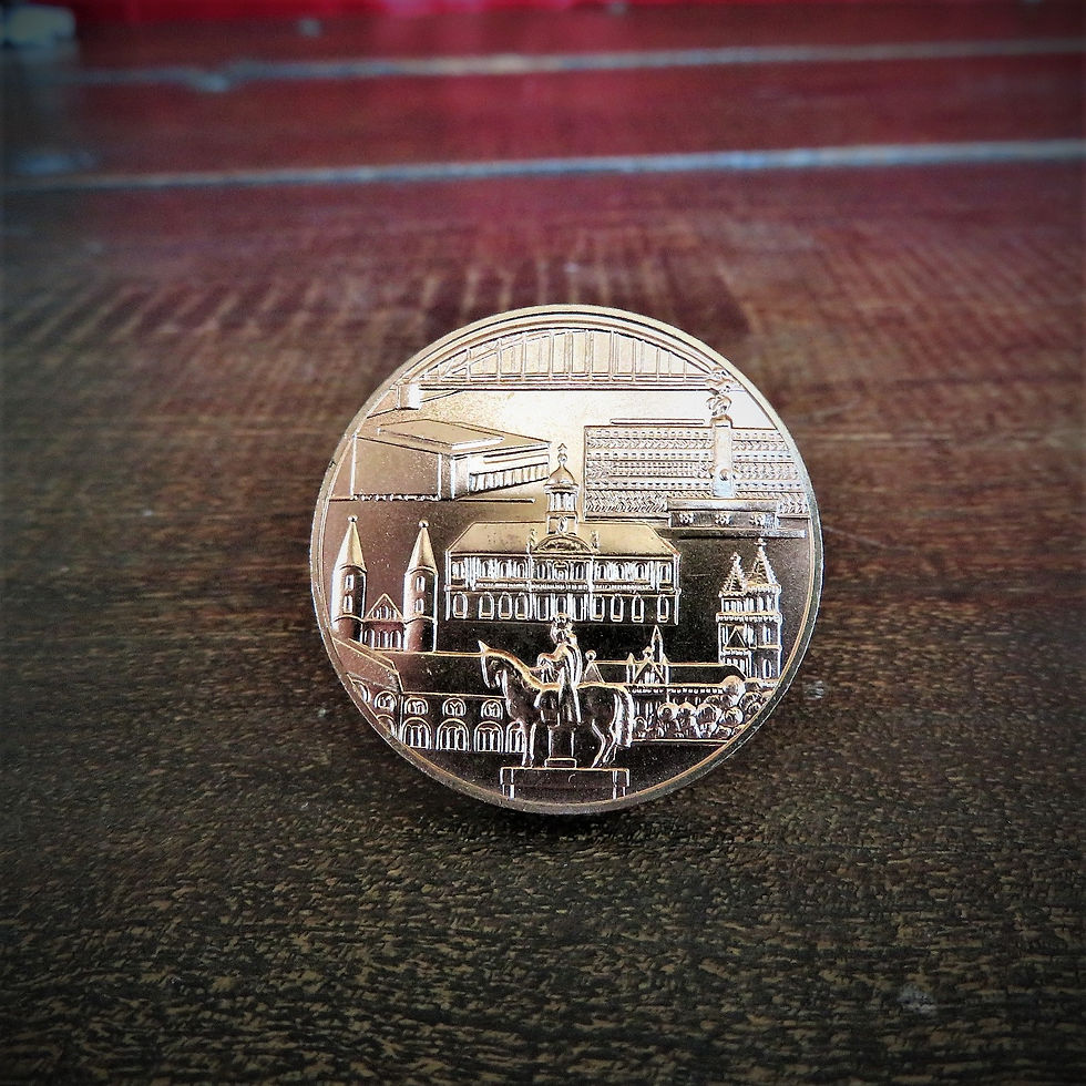 Thumbnail: Table Medal DDR City Of Heavy Engineering 1979