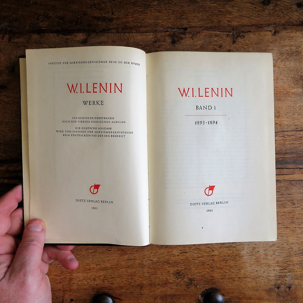 Thumbnail: Book DDR Lenin Werke Complete 40 Parts, 2x Register, 2x Supplement 44 Parts 1961
