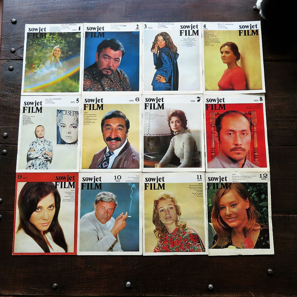 Sowjet Film Magazine German Language 1972 Complete