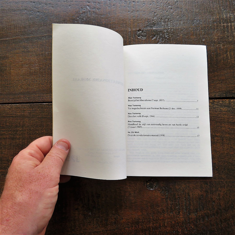 Thumbnail: Book Belgium On Revolutionary Morality Ho Chi Minh And Mao Zedong 1978