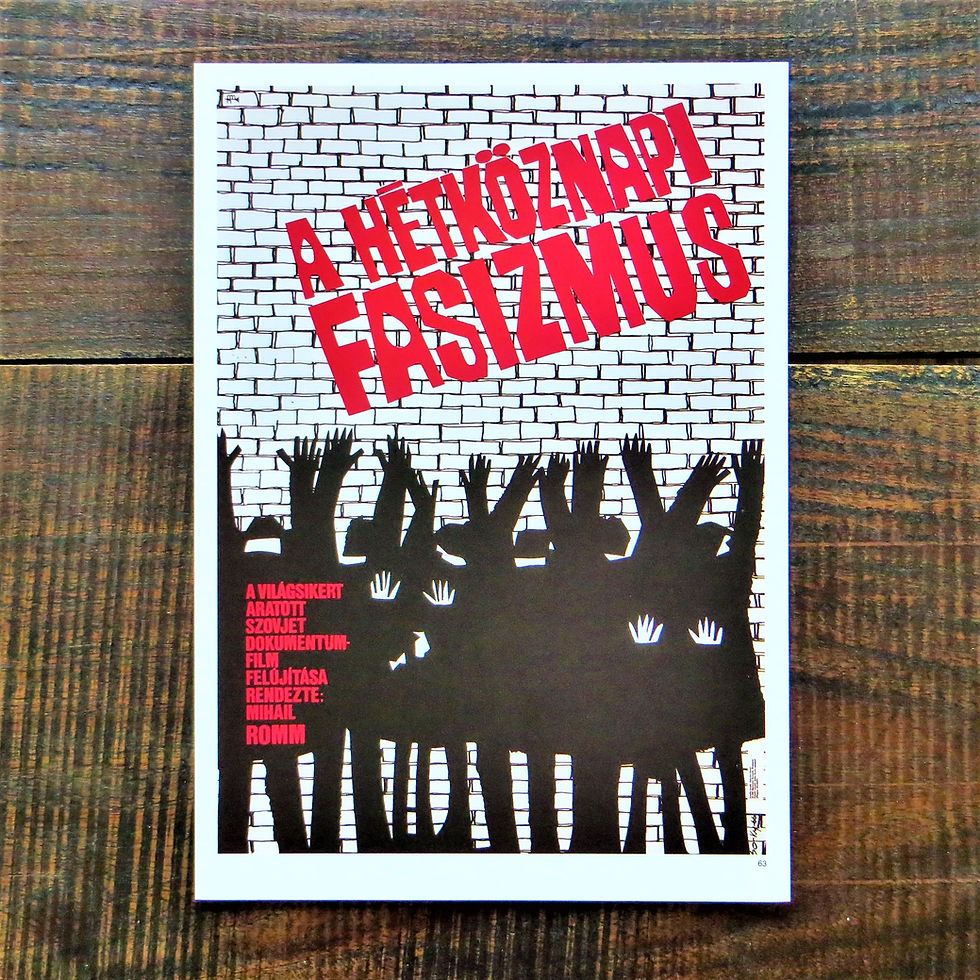 Poster Hungary Reproduction Ordinairy Fascism