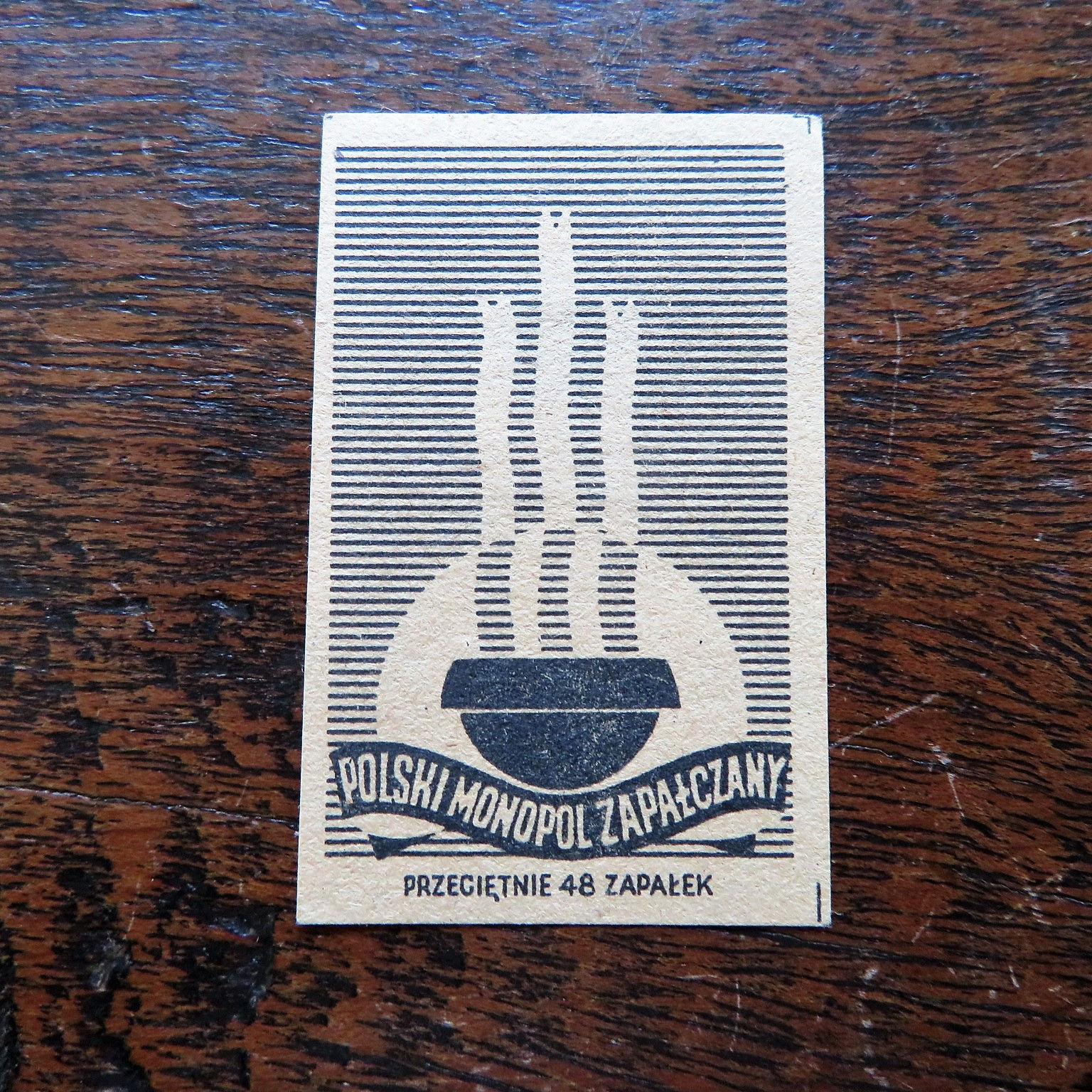 Matchbox Label Poland Polish Match Monopoly