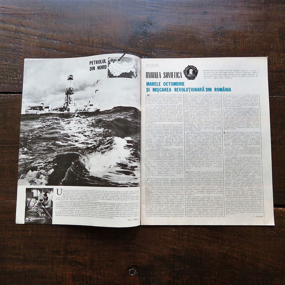 Thumbnail: Magazine Soviet Russia Uniunea Sovietica No.11 1987 Romanian Language