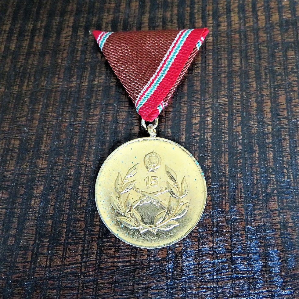 Thumbnail: Medal Hungary 15 Years National Defence Service Medal
