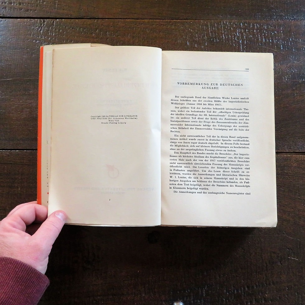 Thumbnail: Book Germany Lenin Samtliche Werke Band XIX Softcover 1930