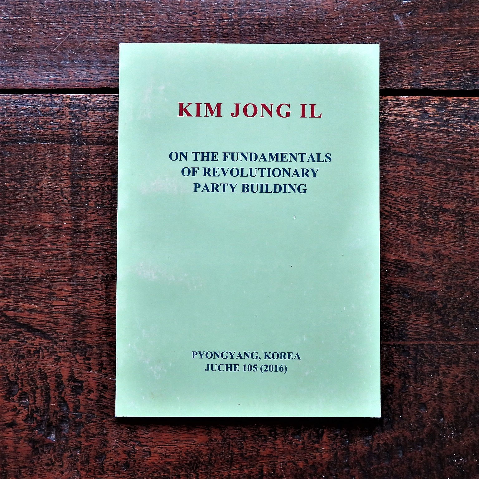 On The Fundamentals Of Revolutionary Party Building 2016