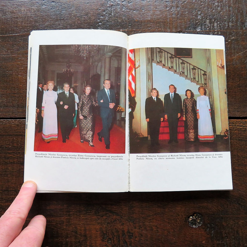 Thumbnail: Book Romania Vizita Oficiala A Tovarasului Nicolae Ceausescu In S.U.A. 1974