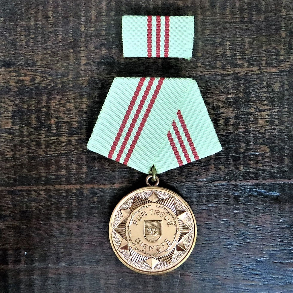 Thumbnail: Medal DDR 5 Years Faithfull Service Ministry Of Interiour