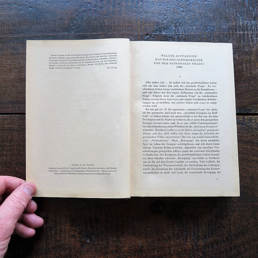 Thumbnail: Der Marxismus Und Die Nationale Und Koloniale Frage Part 21 1952