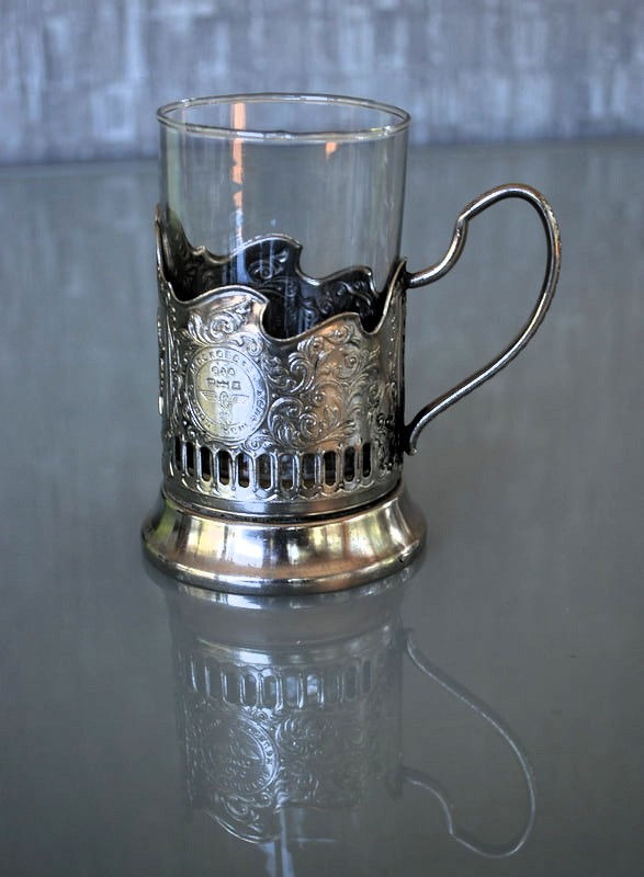 Thumbnail: Tableware Soviet Russia Tea Glass Holder Order Of Victory 2005