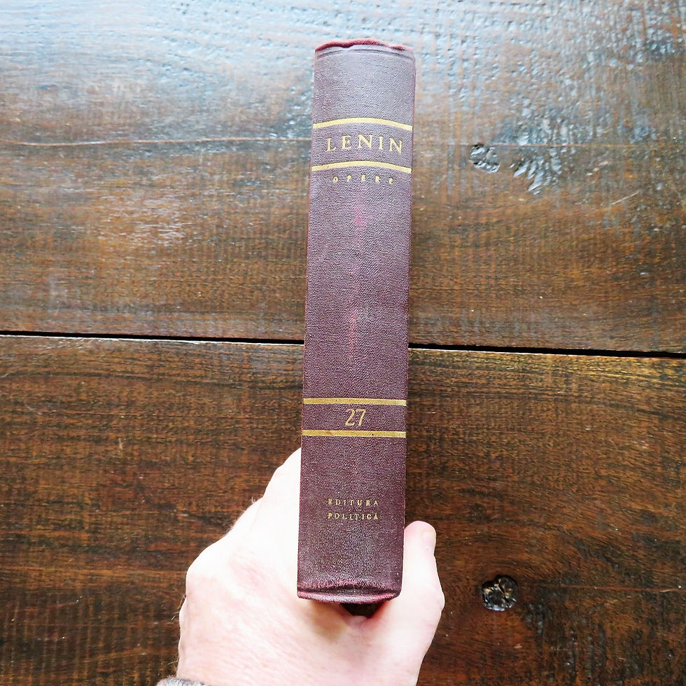 Thumbnail: Book Romania Lenin Opere Vol.27 1959