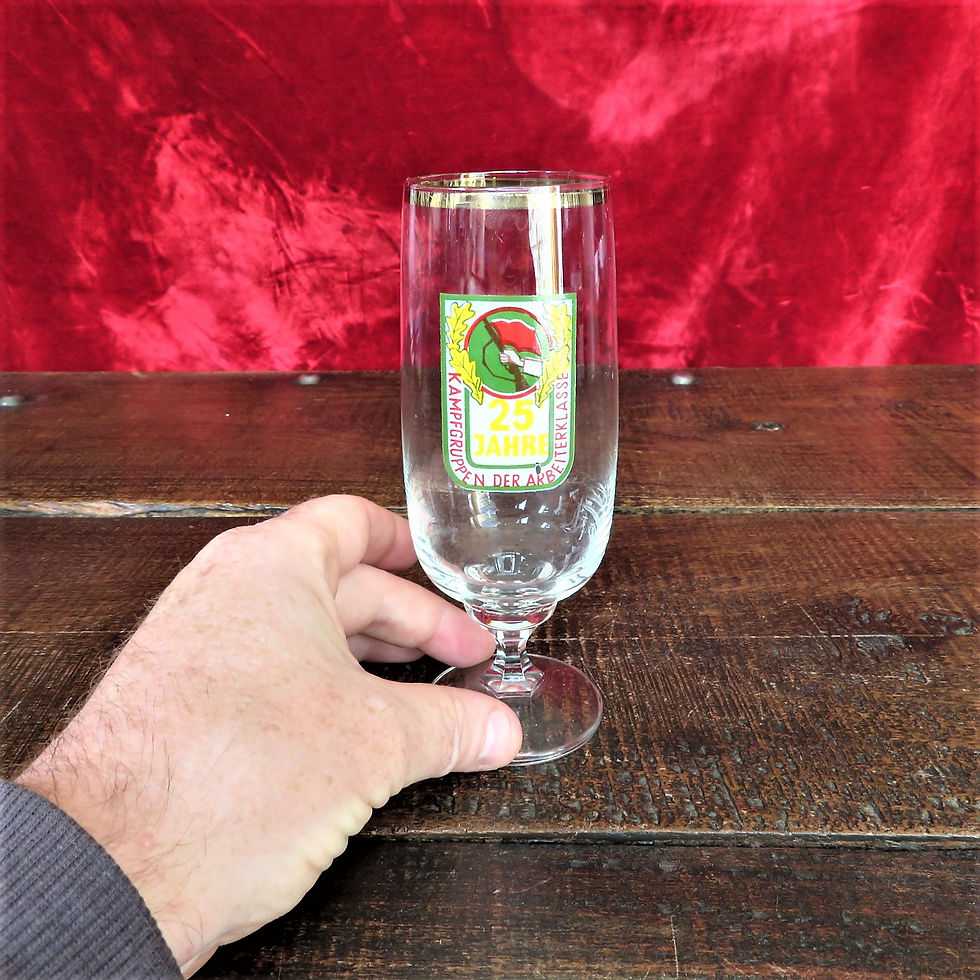 Thumbnail: Tableware DDR Beer Glass 25 Years Of KDA 1978