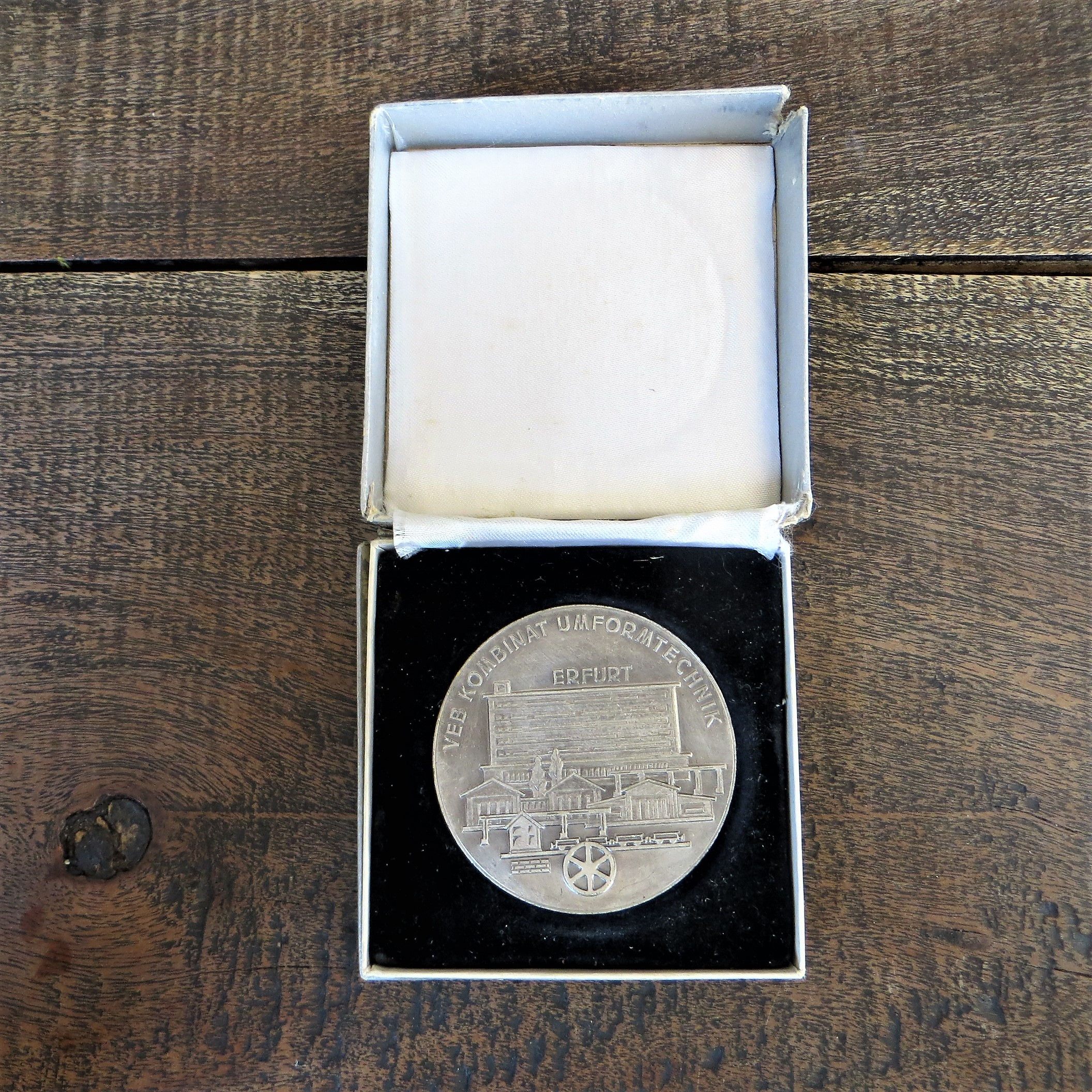 Medal DDR 75 Years Steel Factory