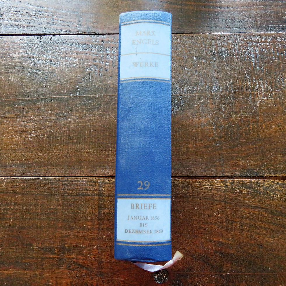 Thumbnail: Book DDR Marx Engels Works Vol.29 1963