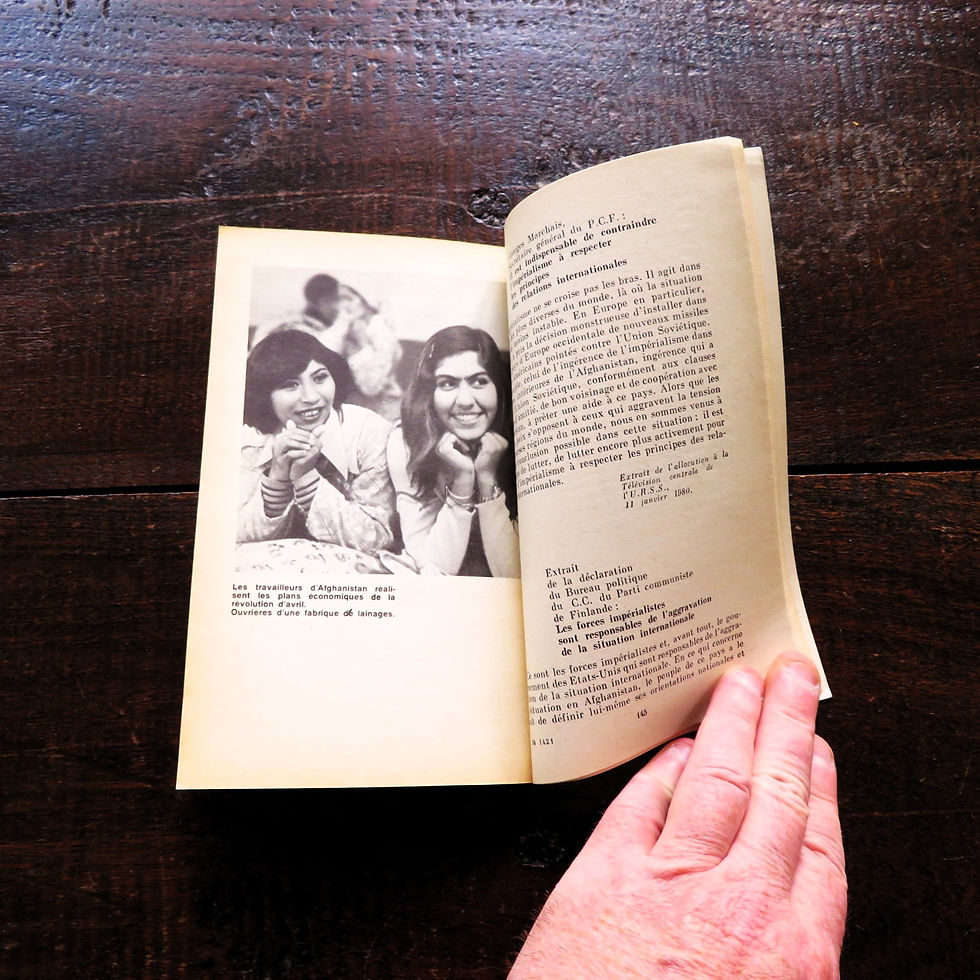 Thumbnail: Book Soviet Russia The Truth About Afghanistan 1980 French Language