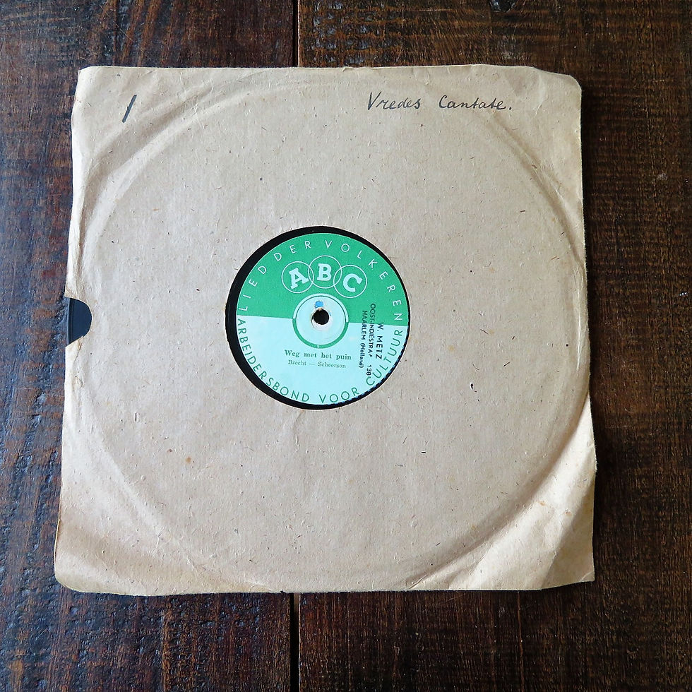 Thumbnail: Various Netherlands Arbeidersbond Voor Cultuur 78 RPM