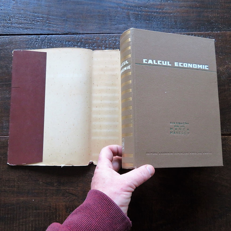 Thumbnail: Book Romania Calcul Economic 1964