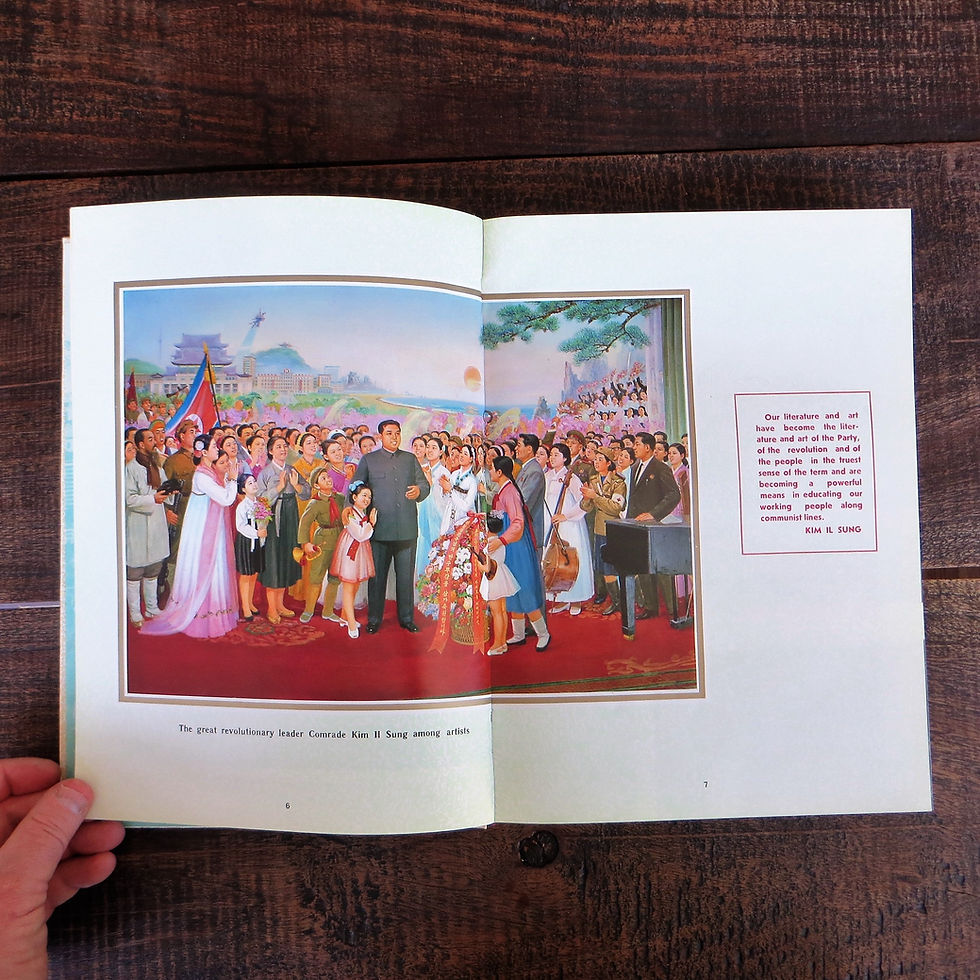 Thumbnail: Book Korea Juche Culture Flowering In The Beautiful Land 1975