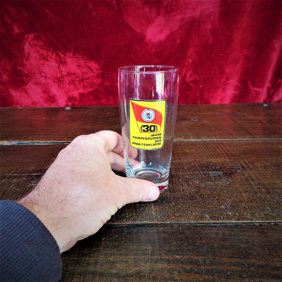 Thumbnail: Tableware DDR Beer Glass 30 Years Of KDA 1983