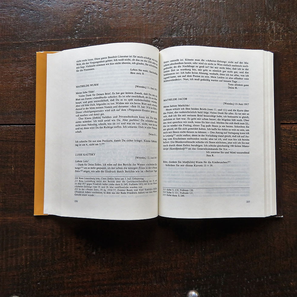 Thumbnail: Book DDR Rosa Luxemburg Gesammelte Briefe Part 5 1987 In Original Wrapping Paper