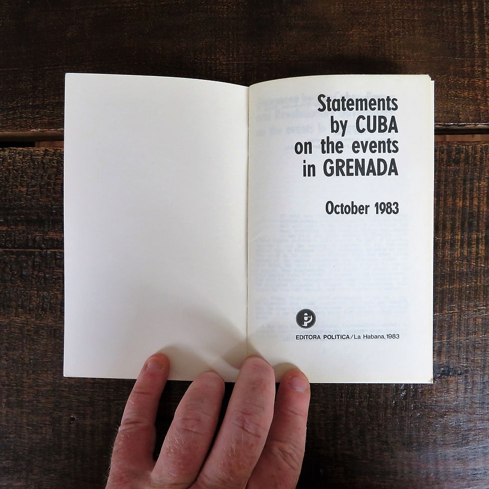 Thumbnail: Statements On The Events In Grenada 1983