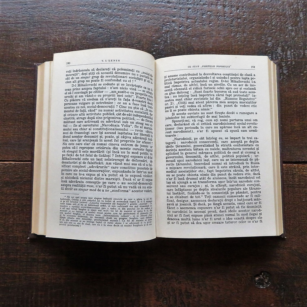 Thumbnail: Book Romania Lenin Opere Vol. 1 1950