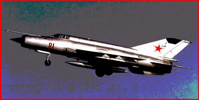 Thumbnail: Desktop Soviet Russia  Big Desktop MiG 21 And Pilot With Inscriptions