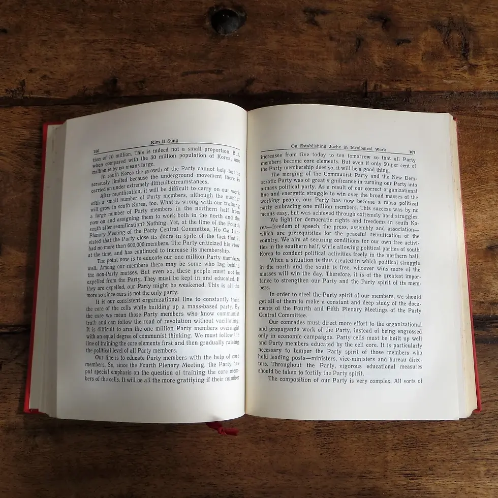 Thumbnail: Book Korea Kim Il Sung On Juche In Our Revolution 1975