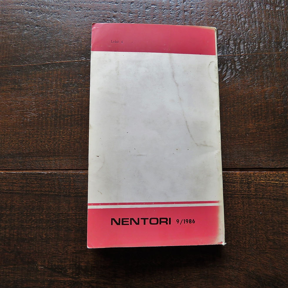 Thumbnail: Magazine Albania Nentori No.9 1986