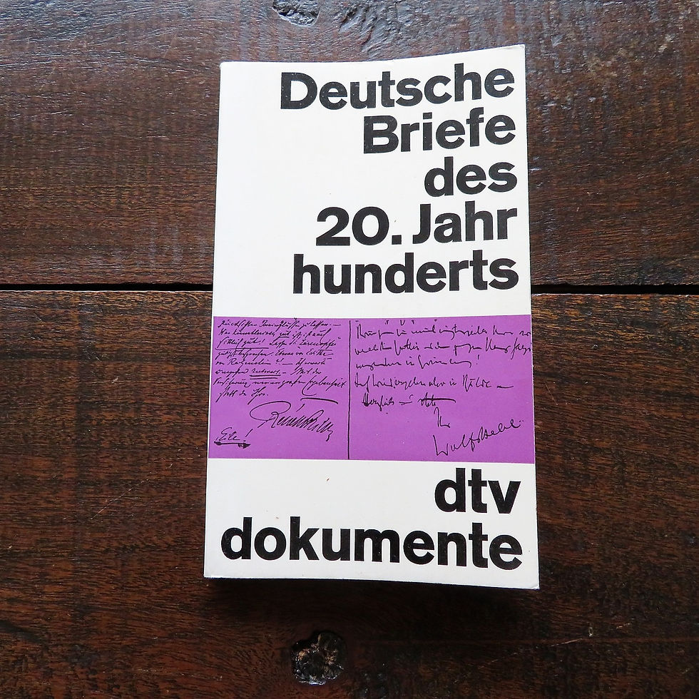 Books Germany Deutsche Briefe Des 20 Jahrhunderts 1962