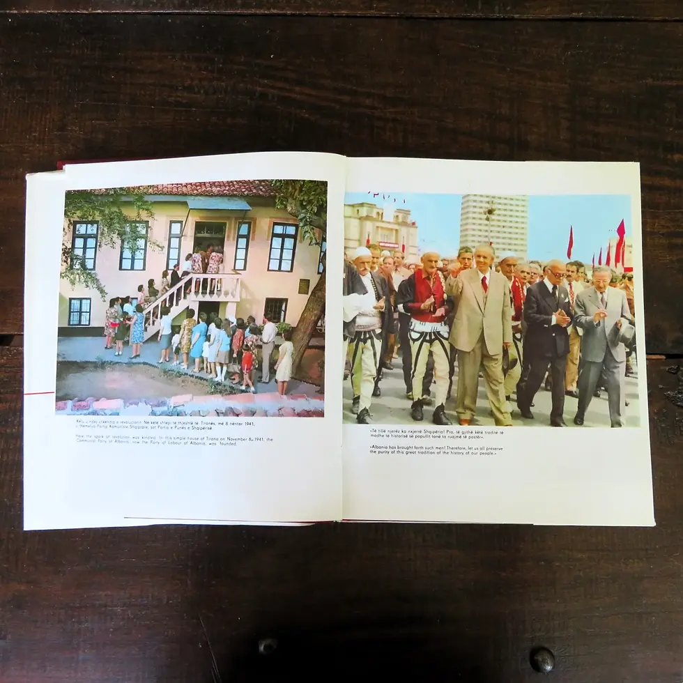Thumbnail: Book Albania 35 Years Of Socialist Albania 1979