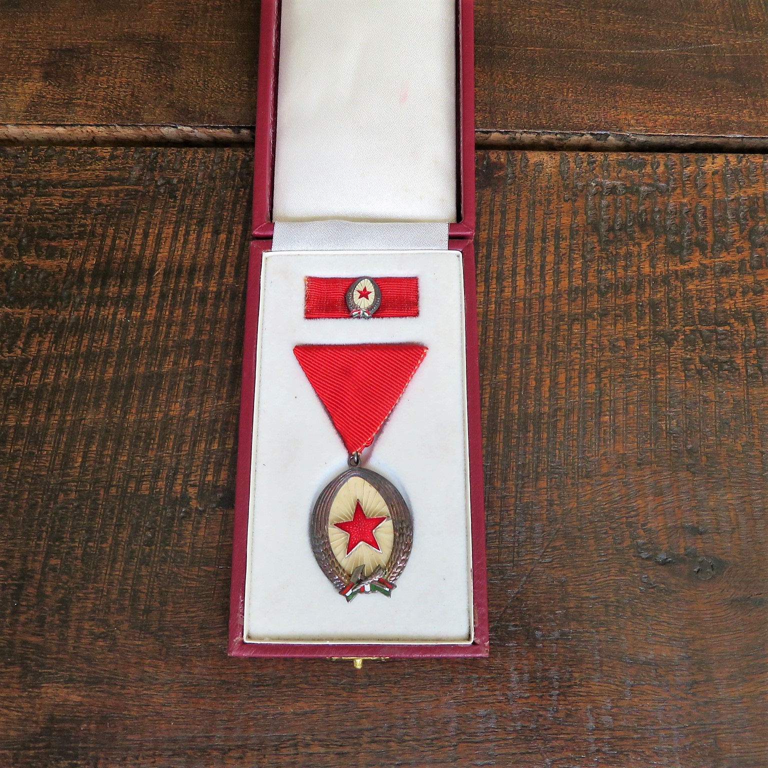 Medal Hungary Order Of Labor Work