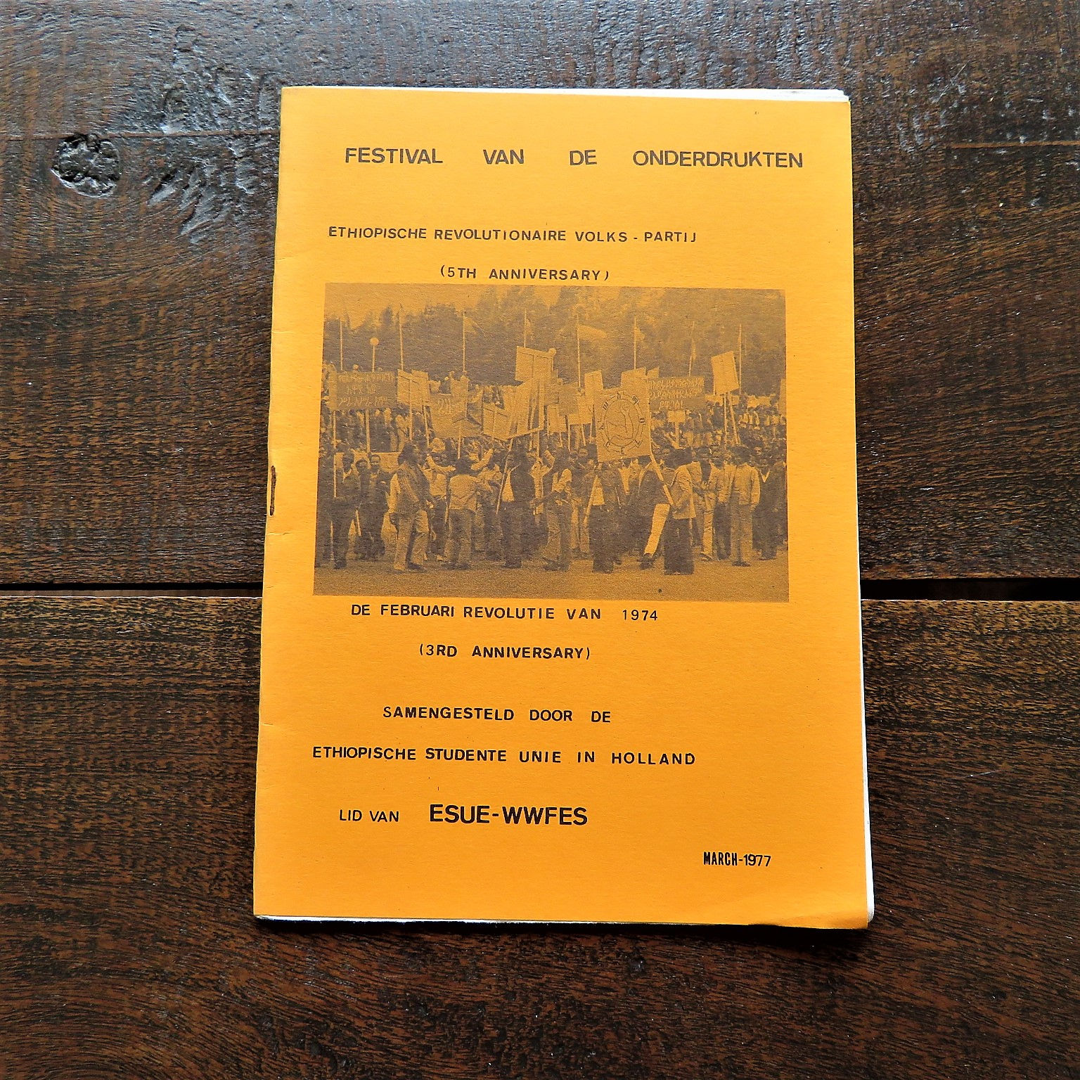 Book Netherlands Festival Van De Onderdrukten 1977
