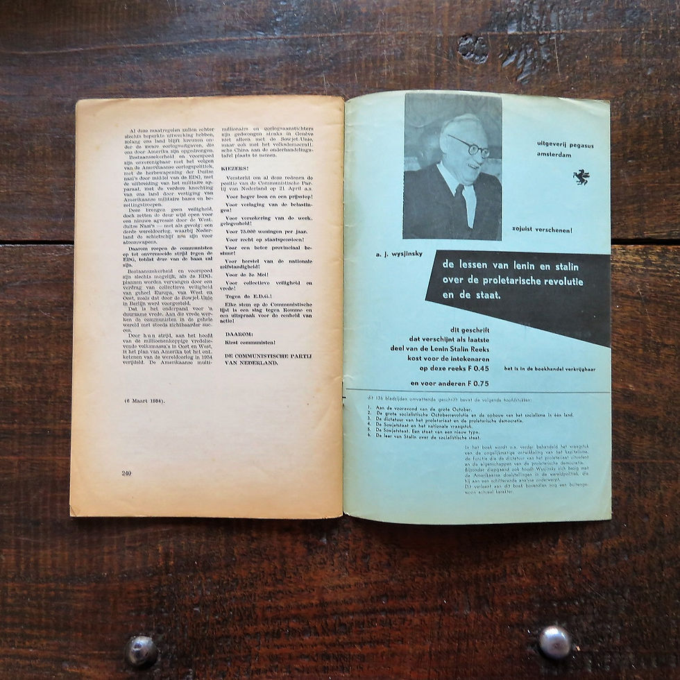 Thumbnail: Magazine Netherlands Politics And Culture 9th. Year No.4 April 1954
