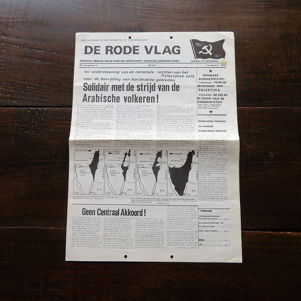 Magazine Netherlands De Rode Vlag 10th. Year No. 6 1973