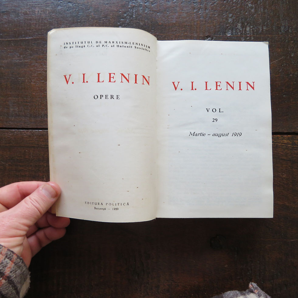 Thumbnail: Book Romania Lenin Opere Vol.29 1959