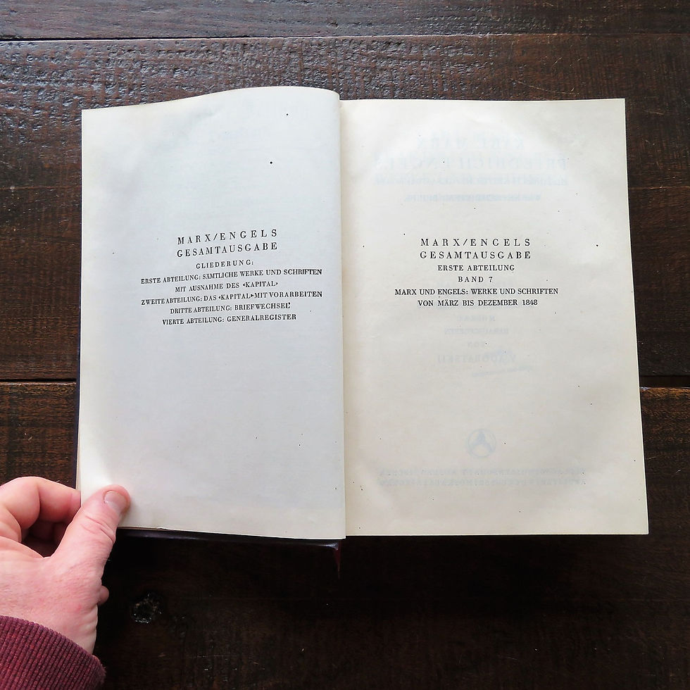 Thumbnail: Books Soviet Russia Marx Engels Gesamtausgabe Band 7