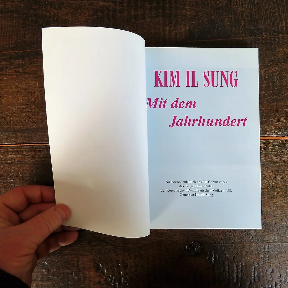 Thumbnail: Book Korea General With The Century Part 1 German Language