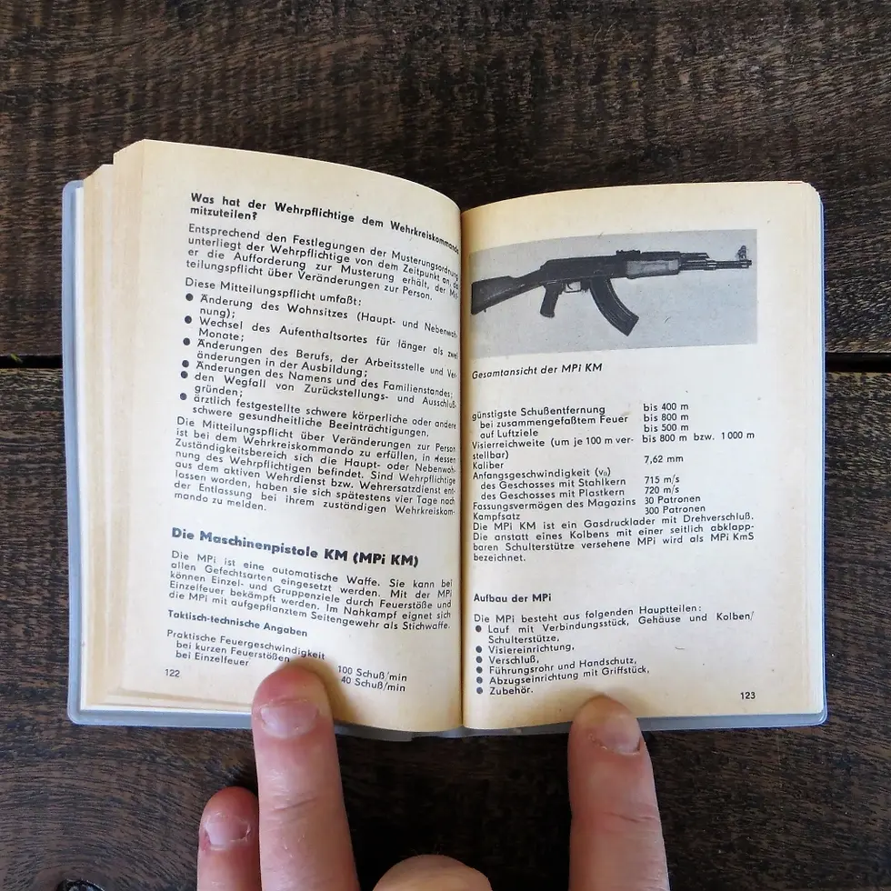 Thumbnail: Books DDR NVA Diary 1979