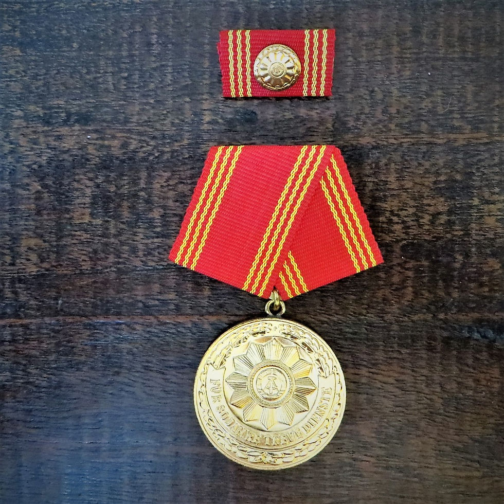 Thumbnail: Medal DDR 30 Years Faithfull Service Ministry Of Interiour