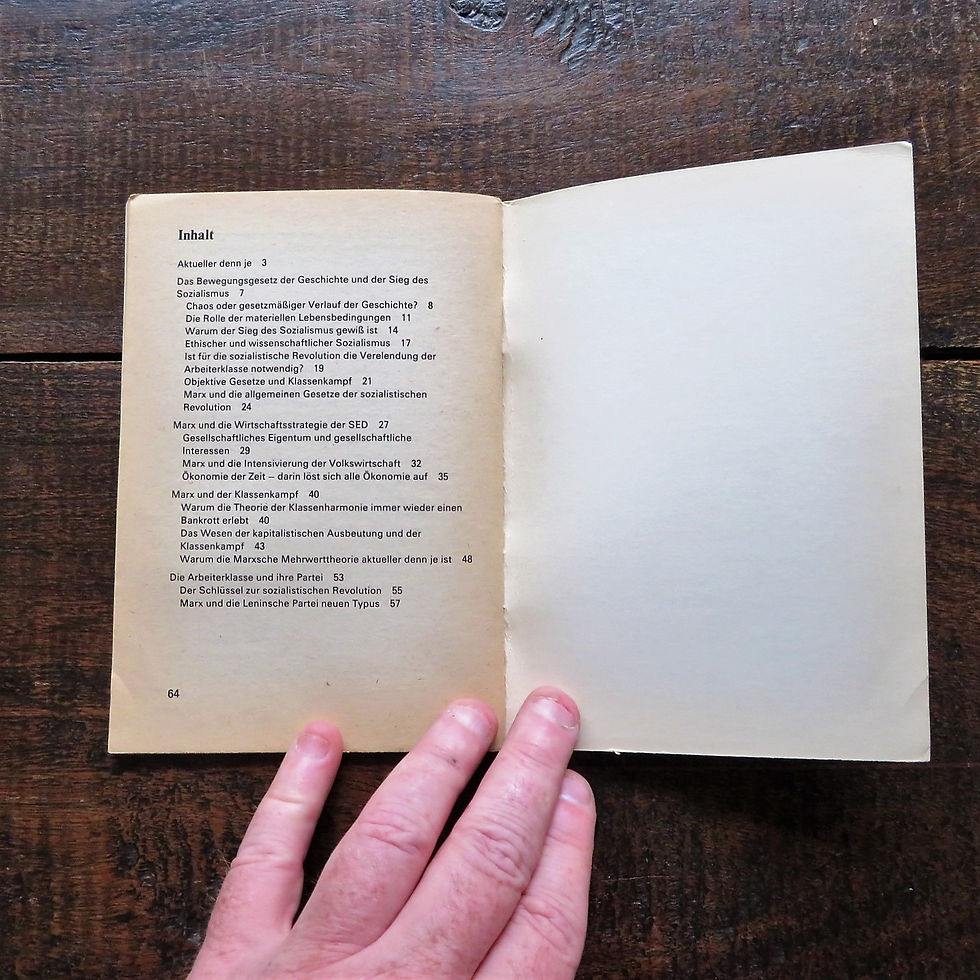 Thumbnail: Books DDR Marx Today 1983