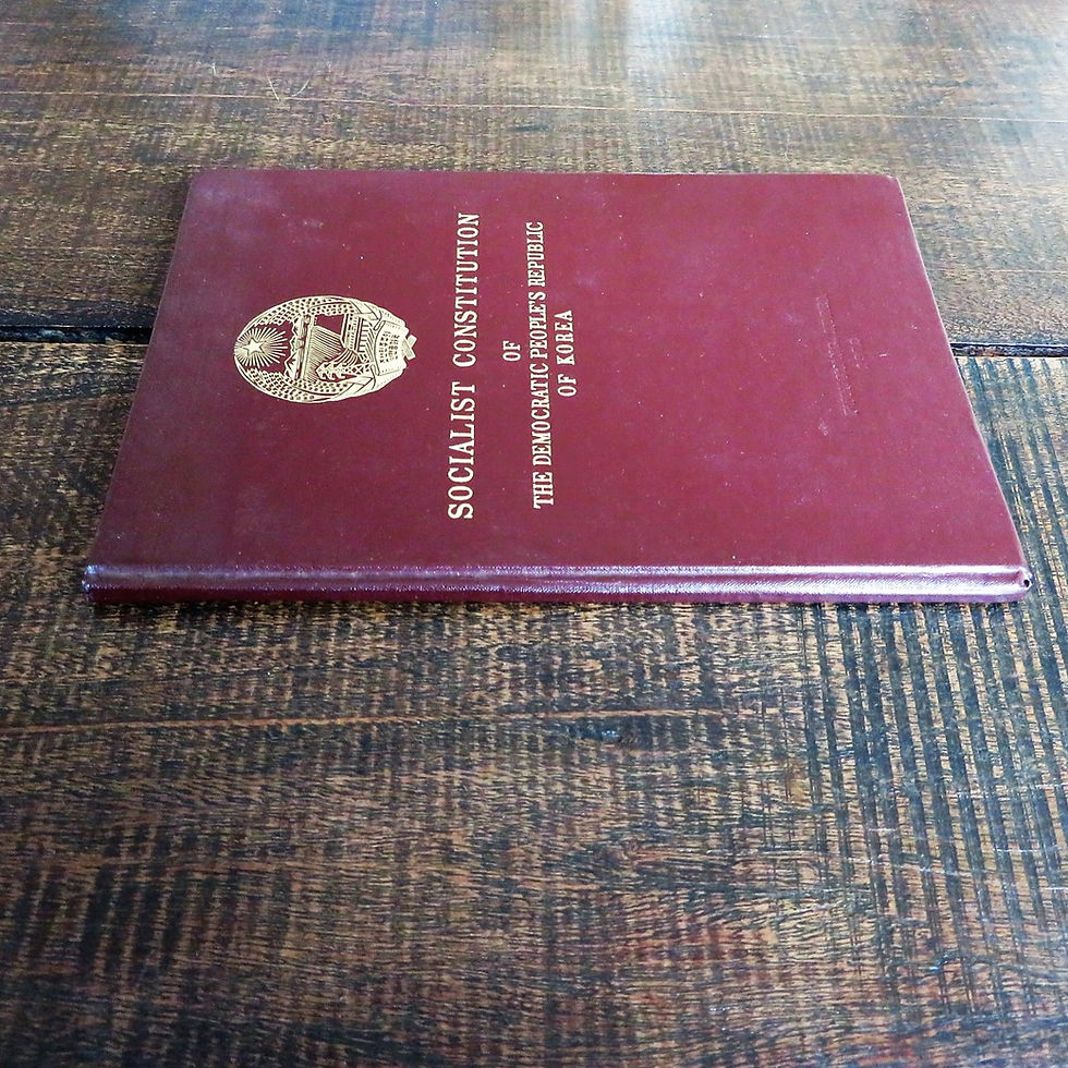 Thumbnail: Book Korea General Socialist Constitution Of The DPRK 1972