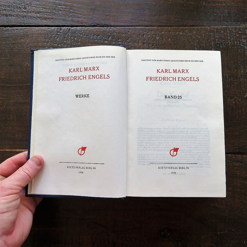 Thumbnail: Book DDR Marx Engels Works Vol.25 1976