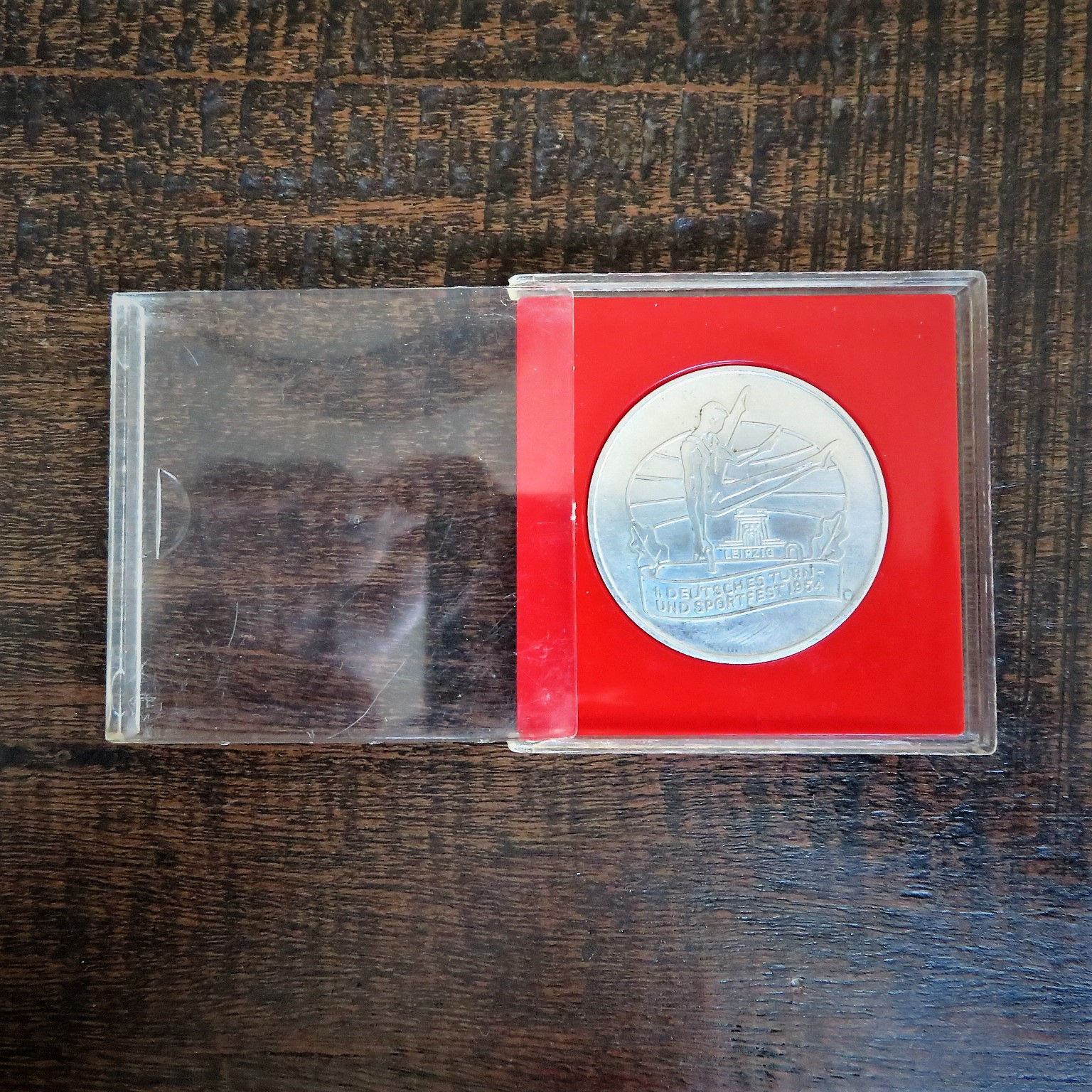 Table Medal DDR German Gymnastics And Sports Festival 1954