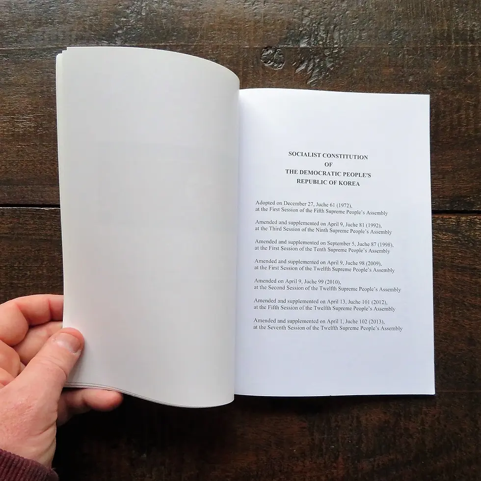 Thumbnail: Book Korea General Socialist Constitution Of The DPRK 2014