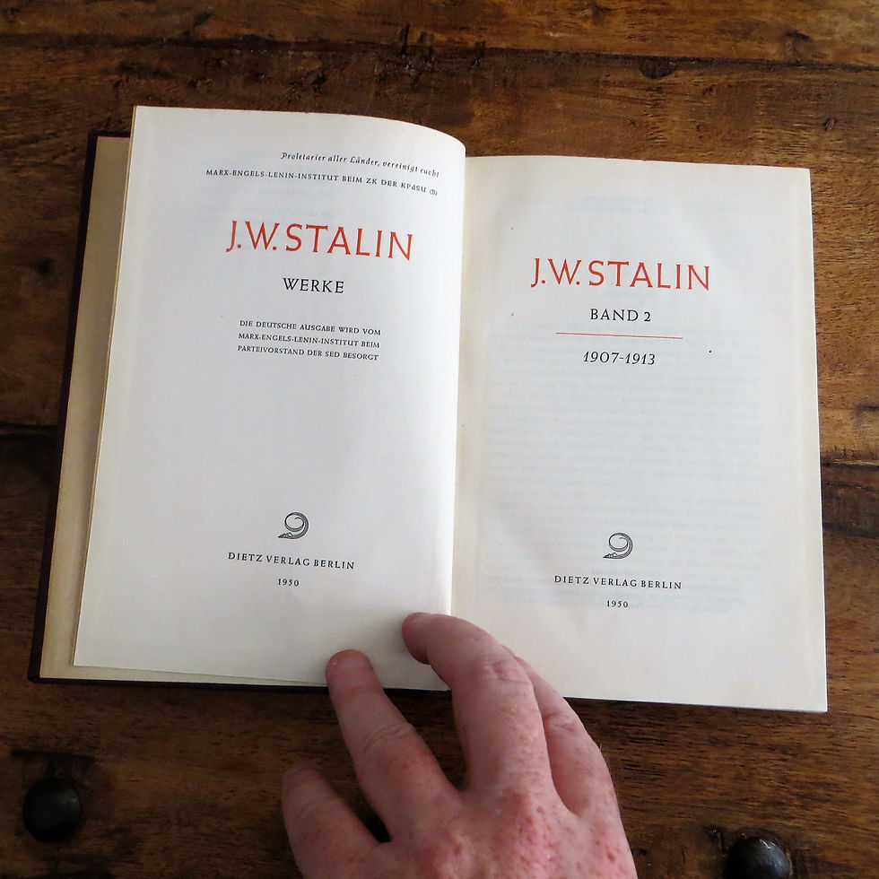 Thumbnail: Books DDR Stalin Werke 1950