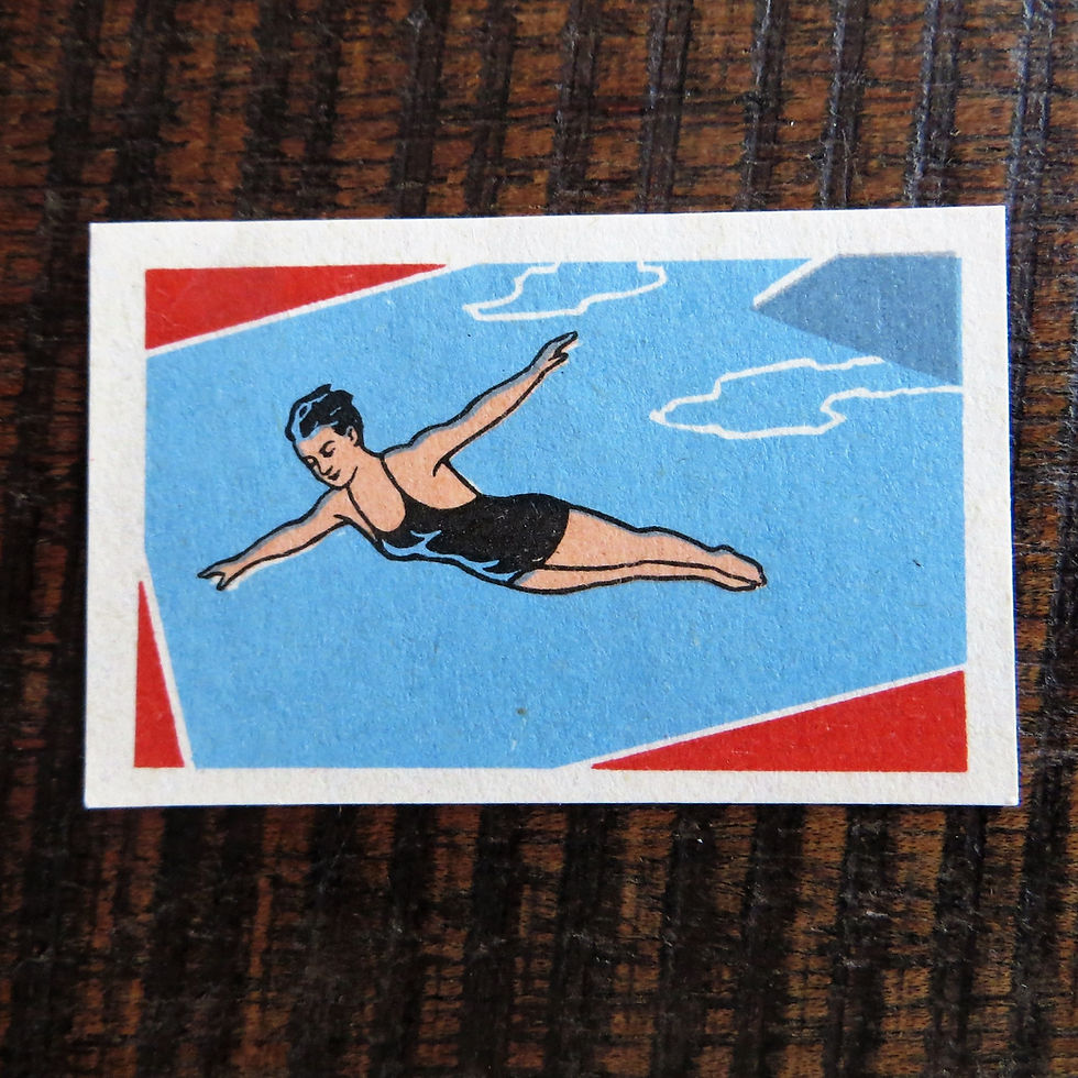 Thumbnail: Matchbox Label Soviet Russia Various Sports Set