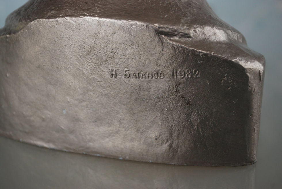 Thumbnail: Bust Lenin With Hat Signed 1982